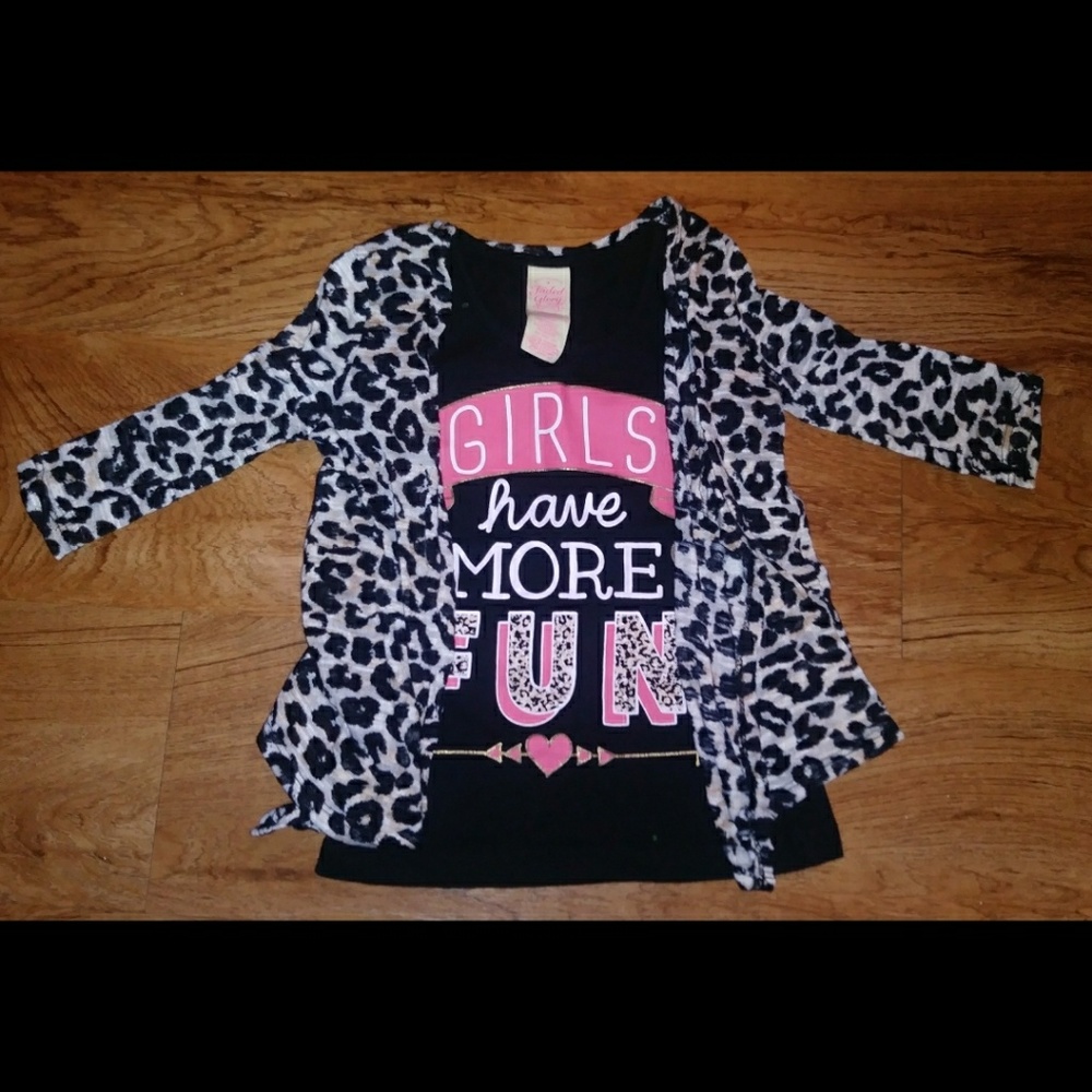Cheetah shirt and cover up